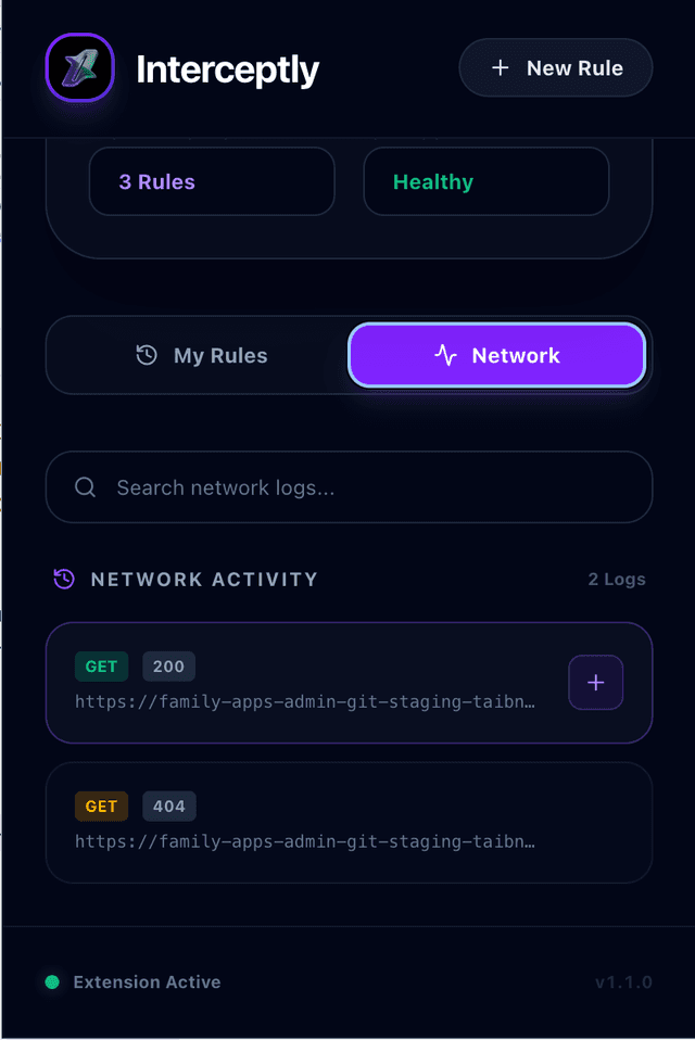 Network Activity View